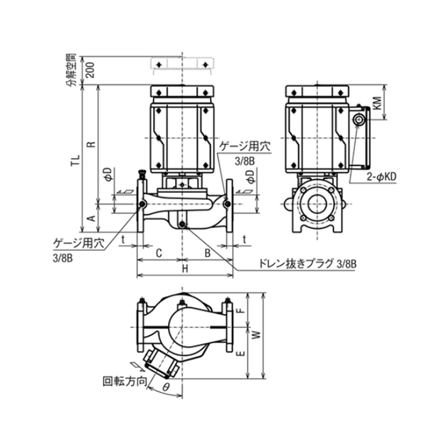 HITACHI-IES日立電動(dòng)泵JDS 65X50B-E53.7