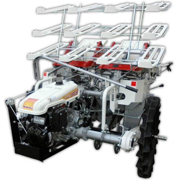 MINORU日本進口步行式2行蔬菜插秧機VPC230B-110