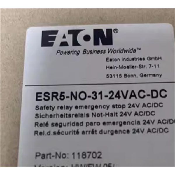 EATON伊頓Bussmann系列NH熔斷器底座和開關(guān) EBF00230V0